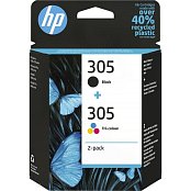 6ZD17AE ink barevný + černý No. 305 HP