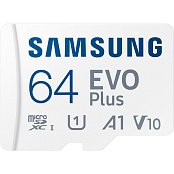 MicroSDXC 64GB EVO Plus + SD adp SAMSUNG