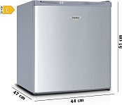Mini mrazák - stříbrný - PRIMO PR116DV