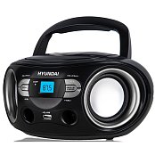 Radiopřijímač s CD Hyundai TRC 533 AU3BS, černá/stříbrná