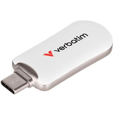 64GB USB Flash 3.2 G1 USB-C Wh VERBATIM
