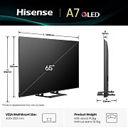 65A7Q QLED TV HISENSE