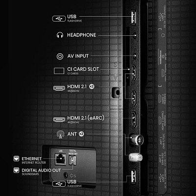 65A7Q QLED TV HISENSE