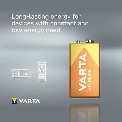 6LF22 1BP 9V Longlife Alk VARTA