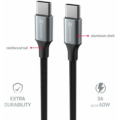 71528203 USB C /USB C 1,5M SWISSTEN