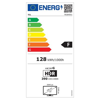75C845 QLED MINI-LED ULTRA HD LCD TV TCL