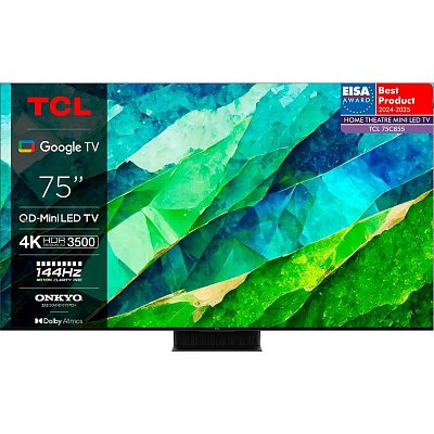 75C855 QLED TV Mini LED 144Hz TCL