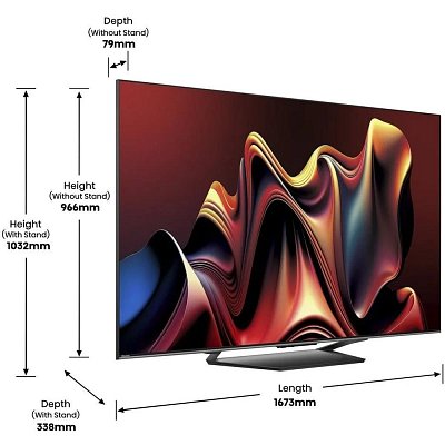 75U7NQ Mini LED QLED SMART TV HISENSE