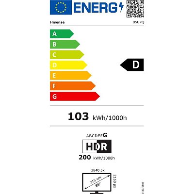 85U7Q Mini LED QLED TV HISENSE