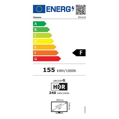85UXKQ QLED SMART HISENSE