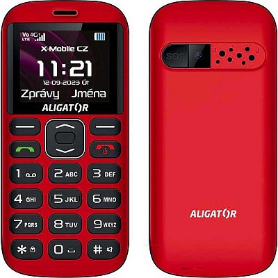 A720 4G Senior červ-čern+st.nab.ALIGATOR