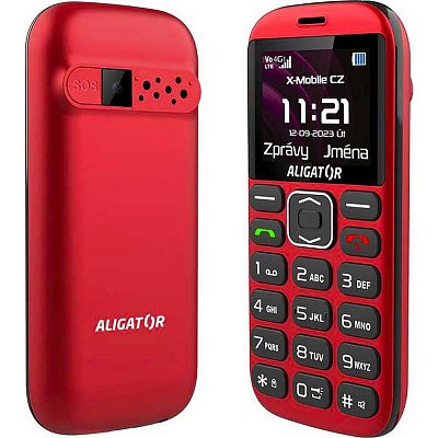 A720 4G Senior červ-čern+st.nab.ALIGATOR