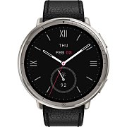 Active 2 Round NFC Black Leather AMAZFIT