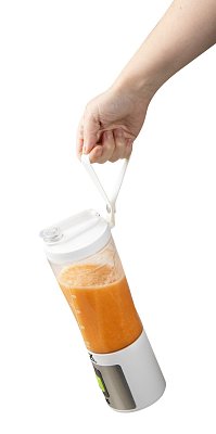 Aku smoothie mixér X-Power to go 120W - bílý - DOMO DO752BL