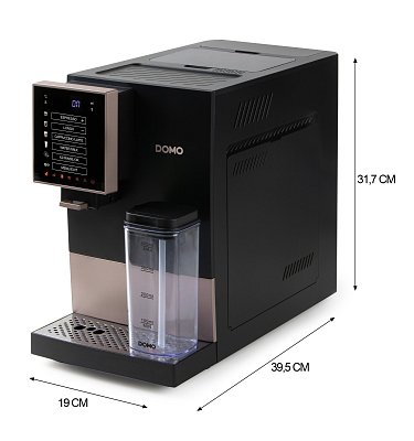 Automatický Espresso kávovar - černobronzový - DOMO DO743K