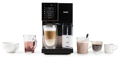Automatický Espresso kávovar - černobronzový - DOMO DO743K