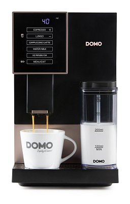 Automatický Espresso kávovar - černobronzový - DOMO DO743K