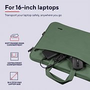 BOLOGNA LAPTOP BAG 16'' ECO GREEN TRUST