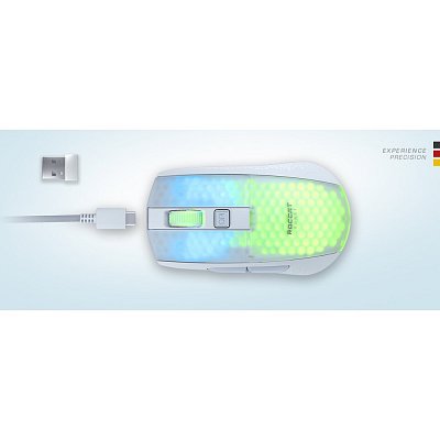 Burst Pro Air herní myš, bílá ROCCAT