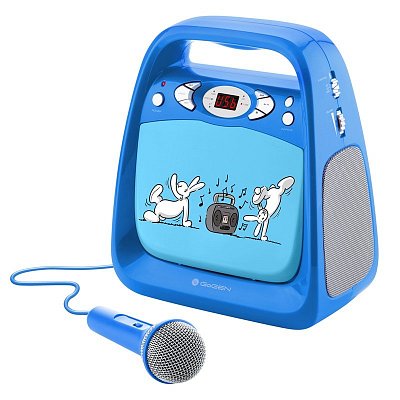 CD přehrávač GoGEN BOB A BOBEK KARAOKE, modrý