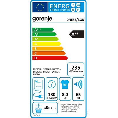 DPNE83/GNLWIFI SUŠIČKA PRÁDLA GORENJE