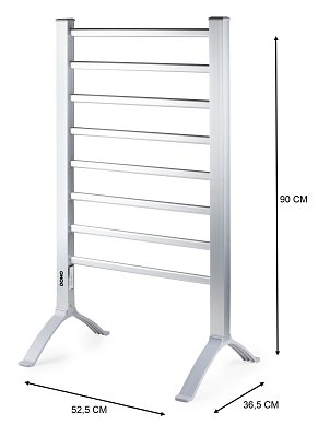 Elektrický topný žebřík - sušák na ručníky - DOMO DO7117DR