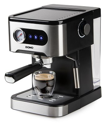 Espresso kávovar pákový - černý - DOMO DO1138K