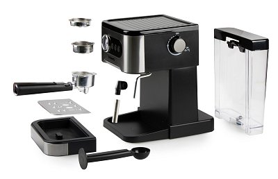 Espresso kávovar pákový - černý - DOMO DO1138K