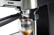 Espresso kávovar pákový - černý - DOMO DO1138K