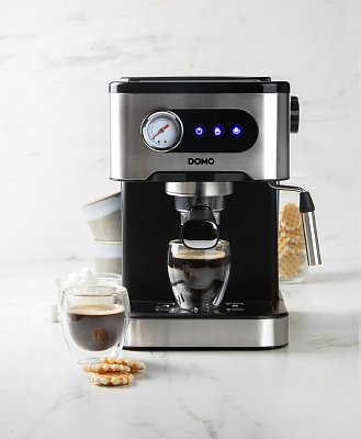 Espresso kávovar pákový - černý - DOMO DO1138K