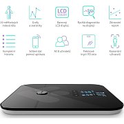 FITSCALE W7 BT BLACK FIT. VÁHA TRUELIFE