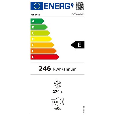 FV354N4BIE MRAZNIČKA ŠUPLÍKOVÁ HISENSE