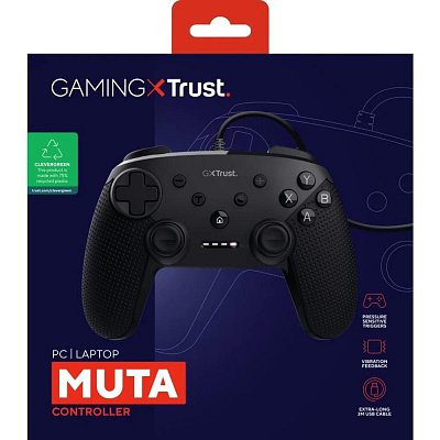 Gamepad GXT541 Muta PC Black TRUST