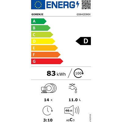 GS642D90X MYČKA 60CM GORENJE