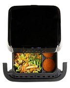 Horkovzdušná fritéza 10 l s průzorem, rodinná - DOMO DO544FR