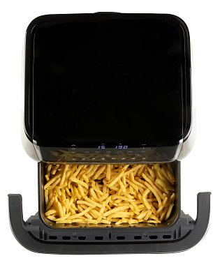 Horkovzdušná fritéza 10 l s průzorem, rodinná - DOMO DO544FR