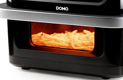 Horkovzdušná fritéza 10 l s průzorem, rodinná - DOMO DO544FR