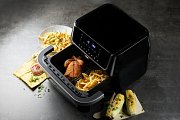 Horkovzdušná fritéza 10 l s průzorem, rodinná - DOMO DO544FR