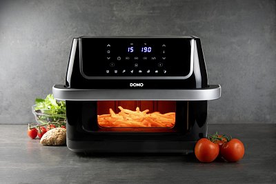 Horkovzdušná fritéza 10 l s průzorem, rodinná - DOMO DO544FR