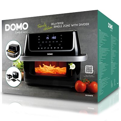 Horkovzdušná fritéza 10 l s průzorem, rodinná - DOMO DO544FR