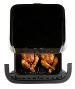 Horkovzdušná fritéza 10 l s průzorem, rodinná - DOMO DO544FR