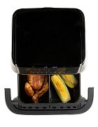 Horkovzdušná fritéza 10 l s průzorem, rodinná - DOMO DO544FR