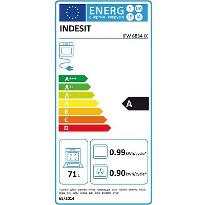 IFW 6834 IX TROUBA VESTAVNÁ INDESIT