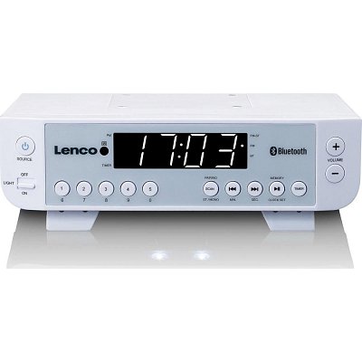 KCR 100 WHITE KUCHYŇSKÉ RÁDIO S BT LENCO