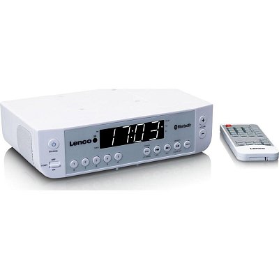 KCR 100 WHITE KUCHYŇSKÉ RÁDIO S BT LENCO