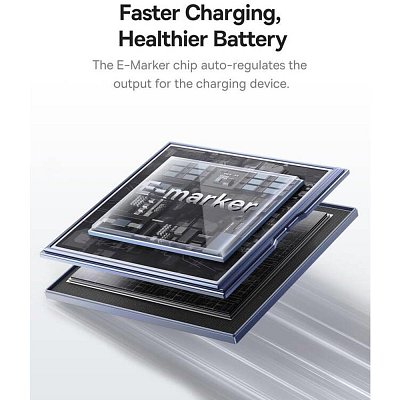 Magnet. kabel USB-C/Lightning 1m 20W