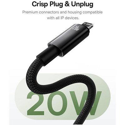 Magnet. kabel USB-C/Lightning 1m 20W