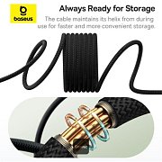 Magnet. kabel USB-C/USB-C 1m 100W černý