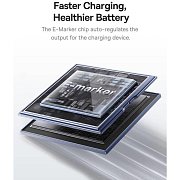 Magnet. kabel USB/USB-C 1m 100W černý