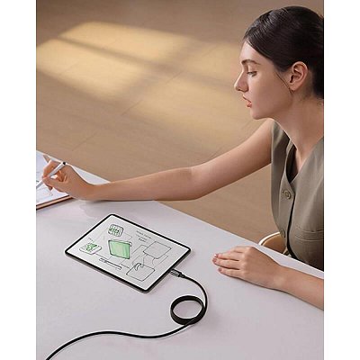 Magnet. kabel USB/USB-C 1m 100W černý